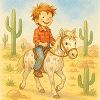Keyden le cowboy et le chapeau perdu