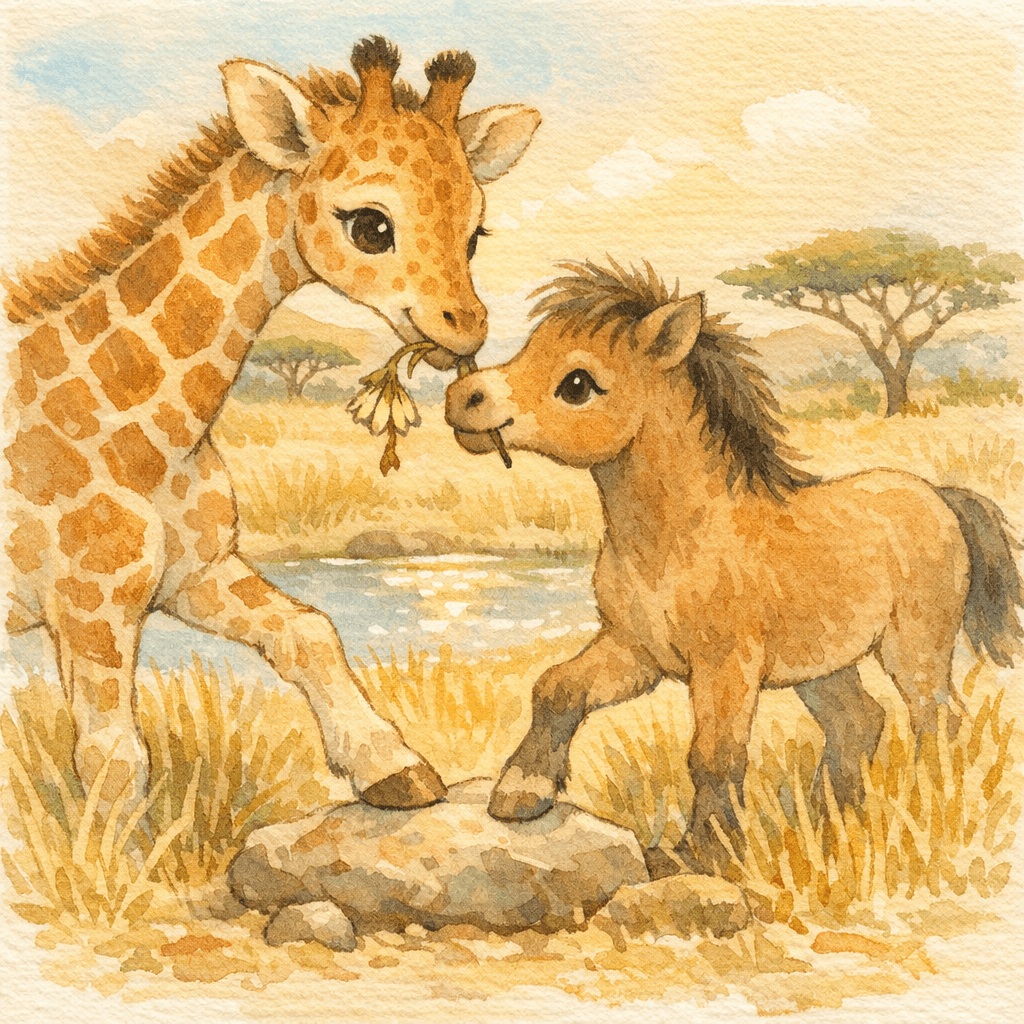 Nawa et la fleur de la savane