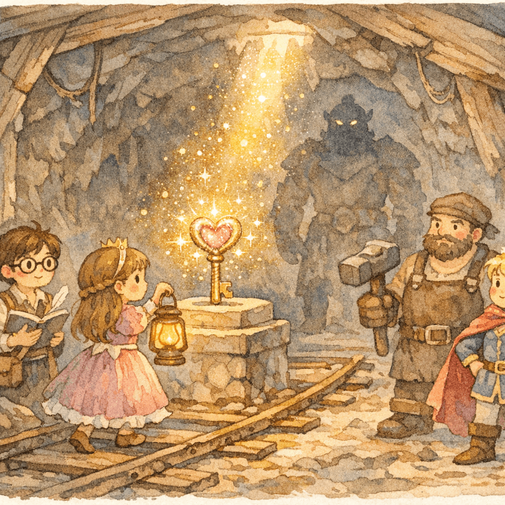 Prince Noah and the Heart-Key Beneath the Abandoned Mine