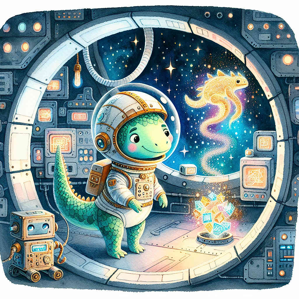 Hugo le Dinosaure et l'Odyssée Cosmicomique