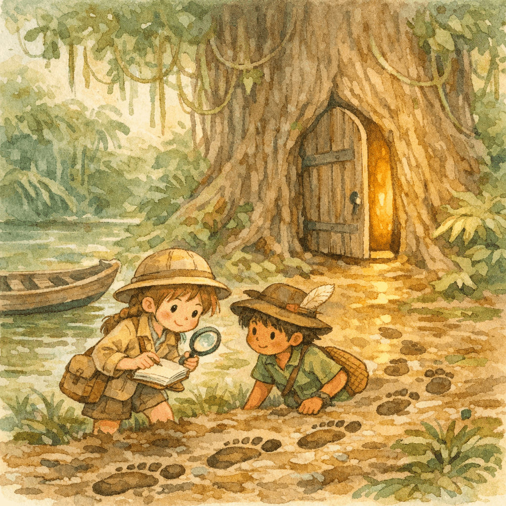 Lena et le nœud de la rivière Cristalina