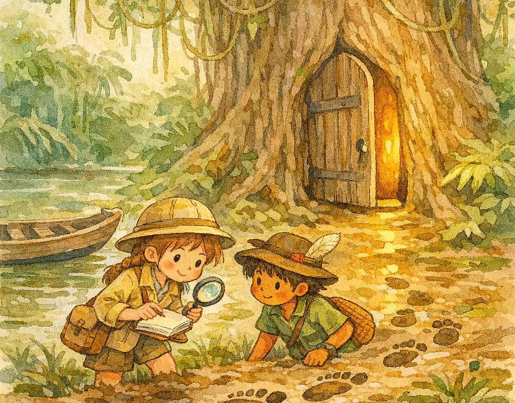 Lena et le nœud de la rivière Cristalina