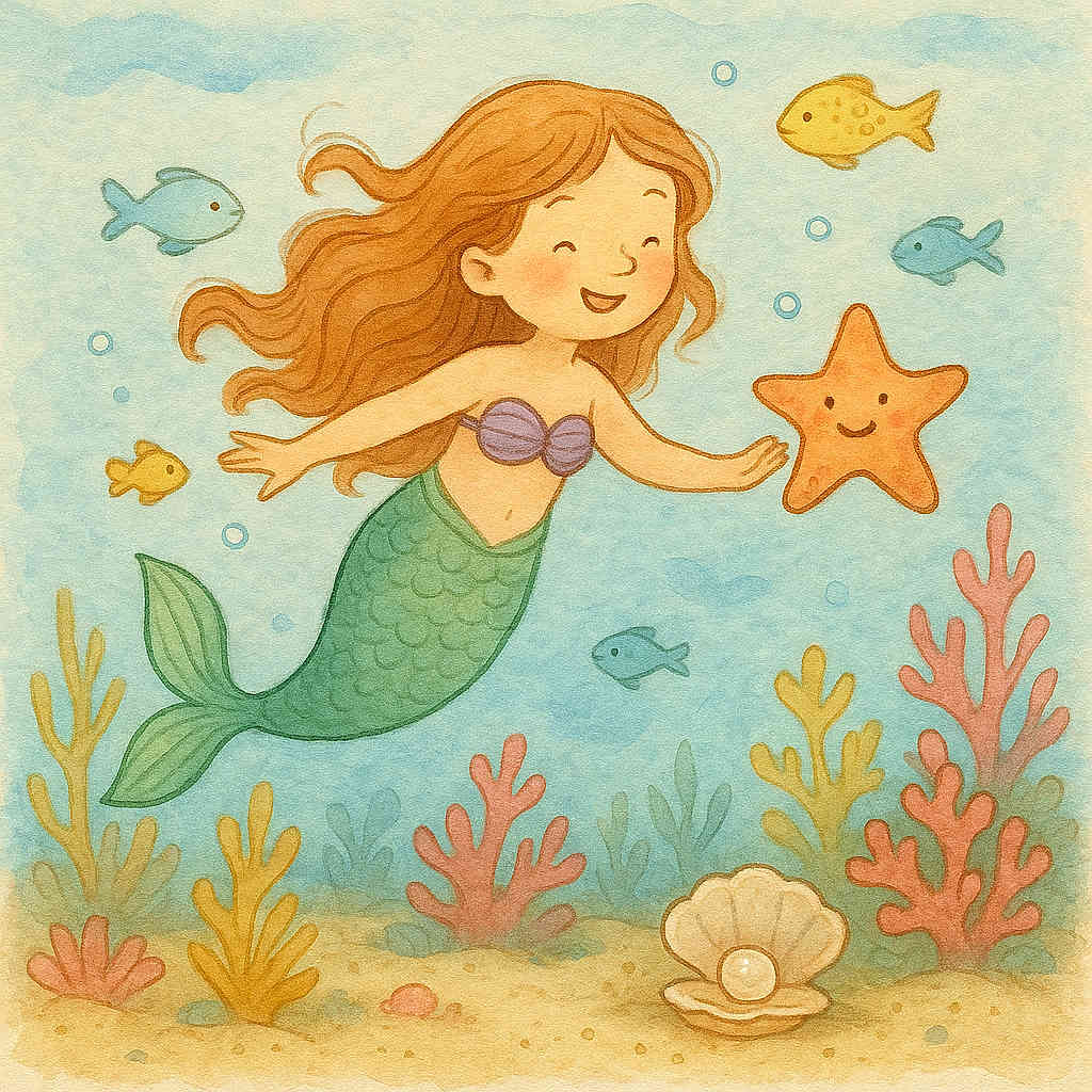 The Hero Baby Girl Mermaid and the Lost Seashell