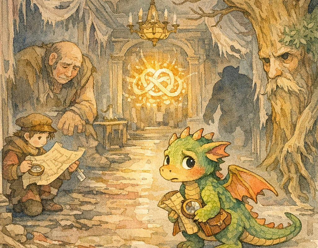 Adrian and the Heart Knot of the Haunted Mansion