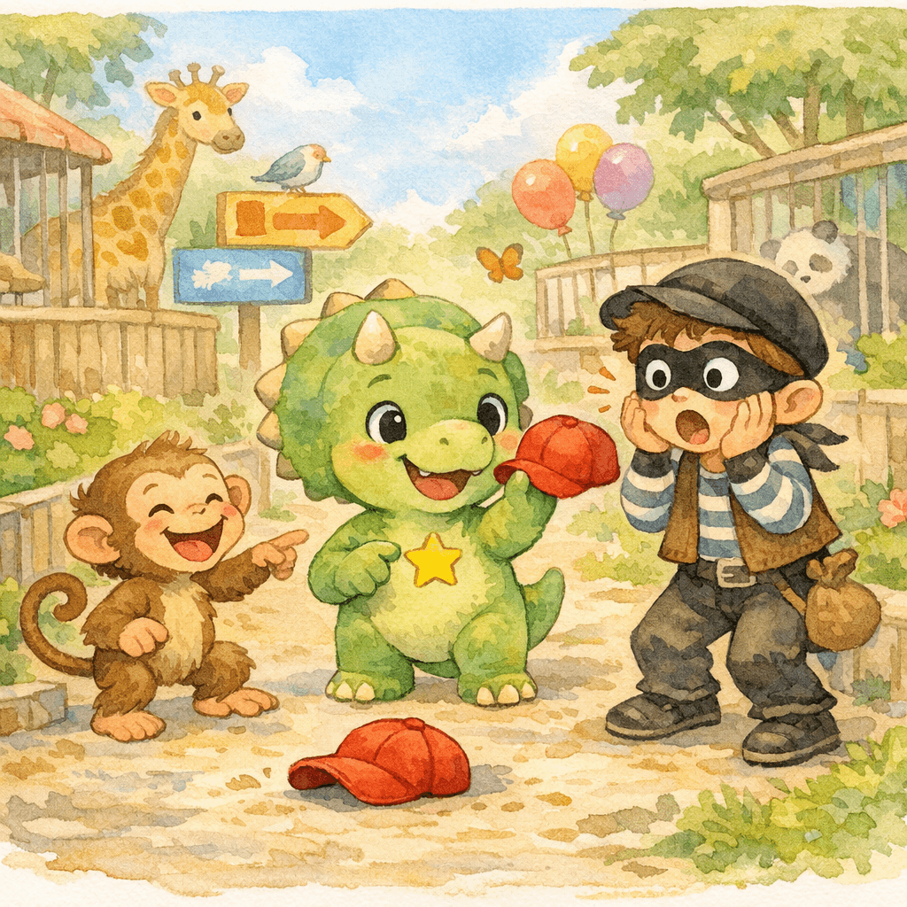 Mickey Mouse the Dinosaur and the Red Cap