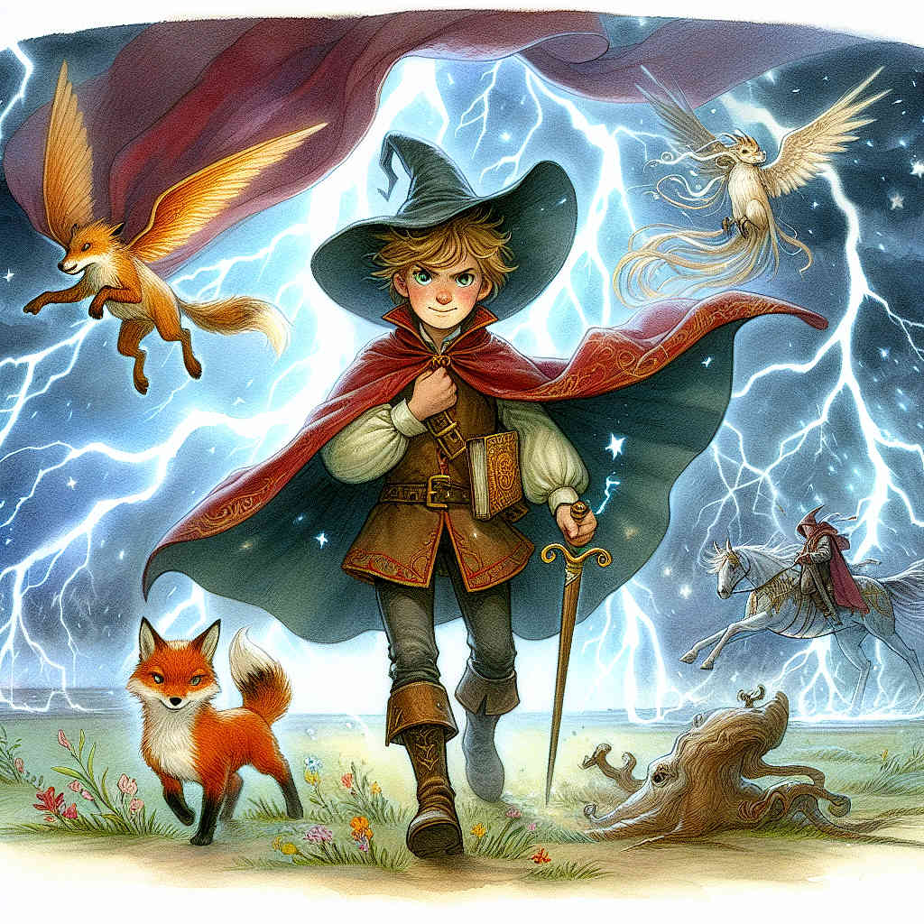 Grayson's Epic Quest: Lightning and Bravery