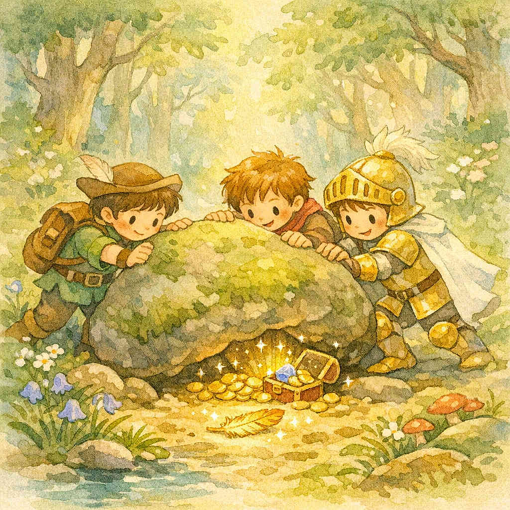 Théo Le Courageux et la plume dorée