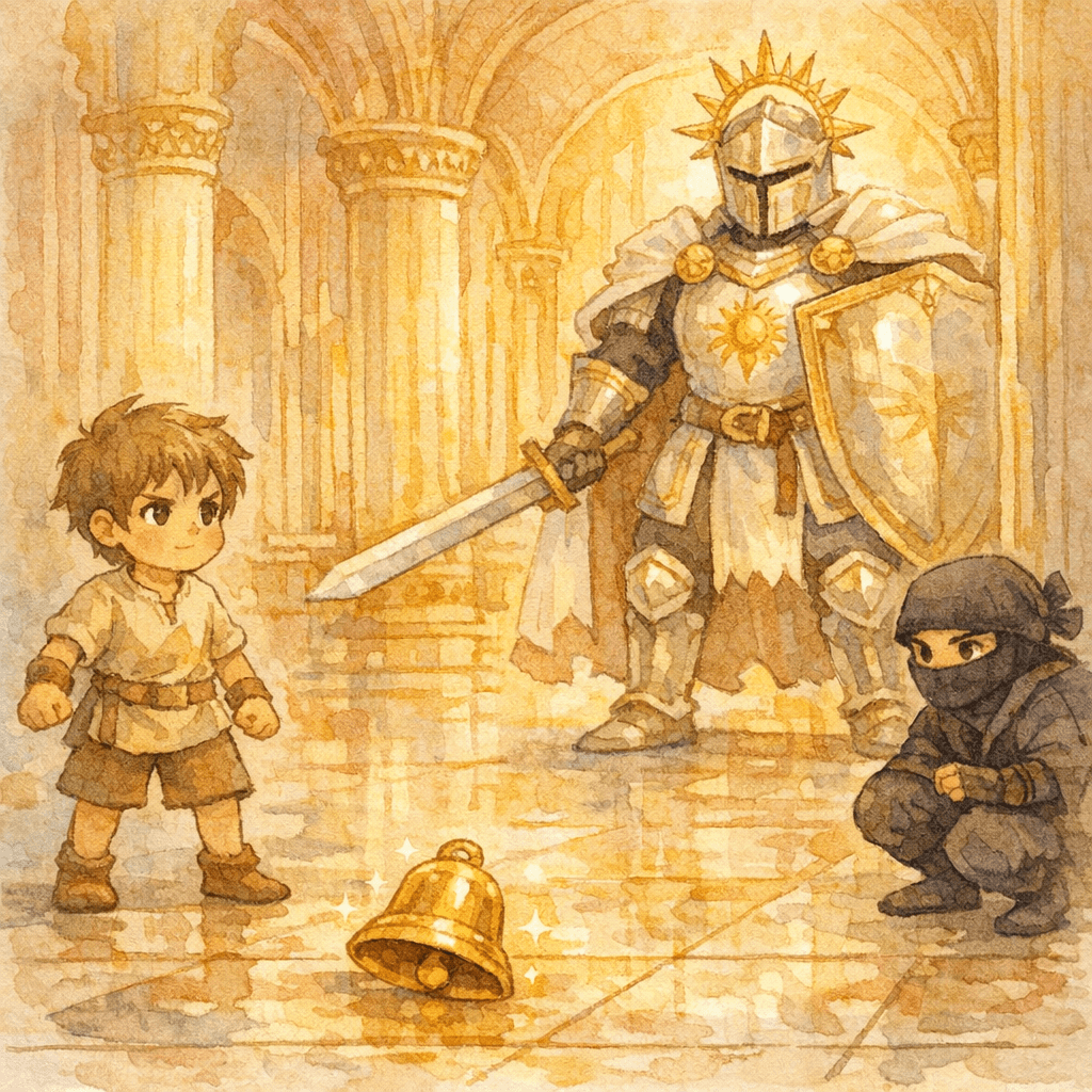 Antonio and the Quiet Ninja in the Palace