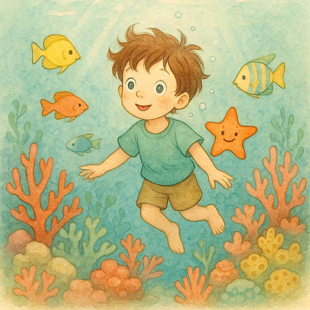 Santino et le Gardien du Récif Corallien