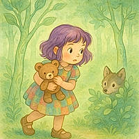 Miss Violet and the Wolf in the Enchanted Forest