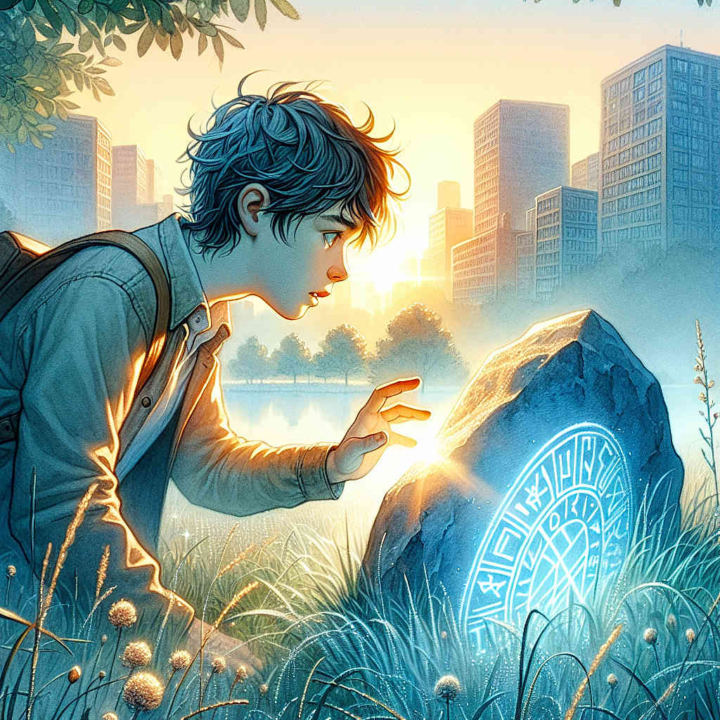 Bruce and the Enchanted Portal: A Journey of Courage and Imagination