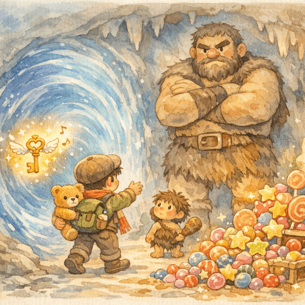 Lucas et la clé qui chante dans la faille temporelle