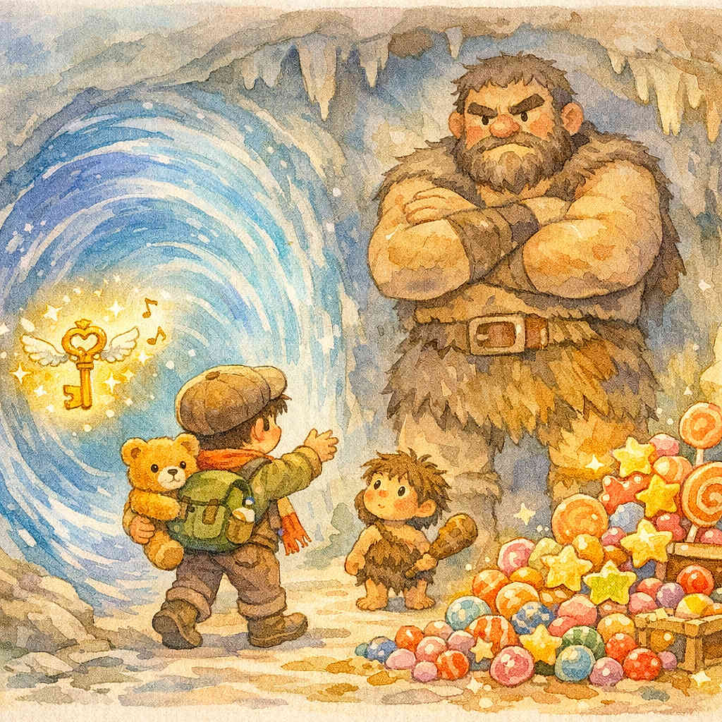 Lucas et la clé qui chante dans la faille temporelle