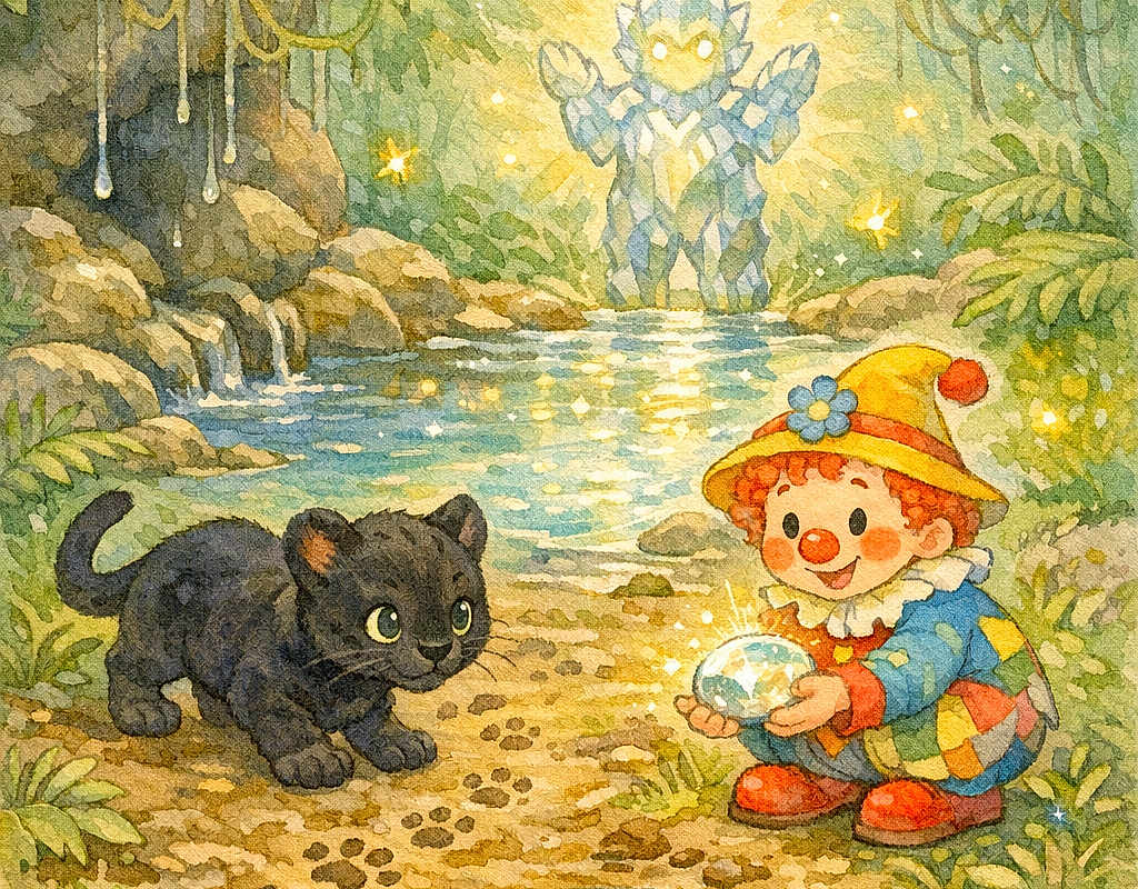 Black Panther and the Crystal River Pebble