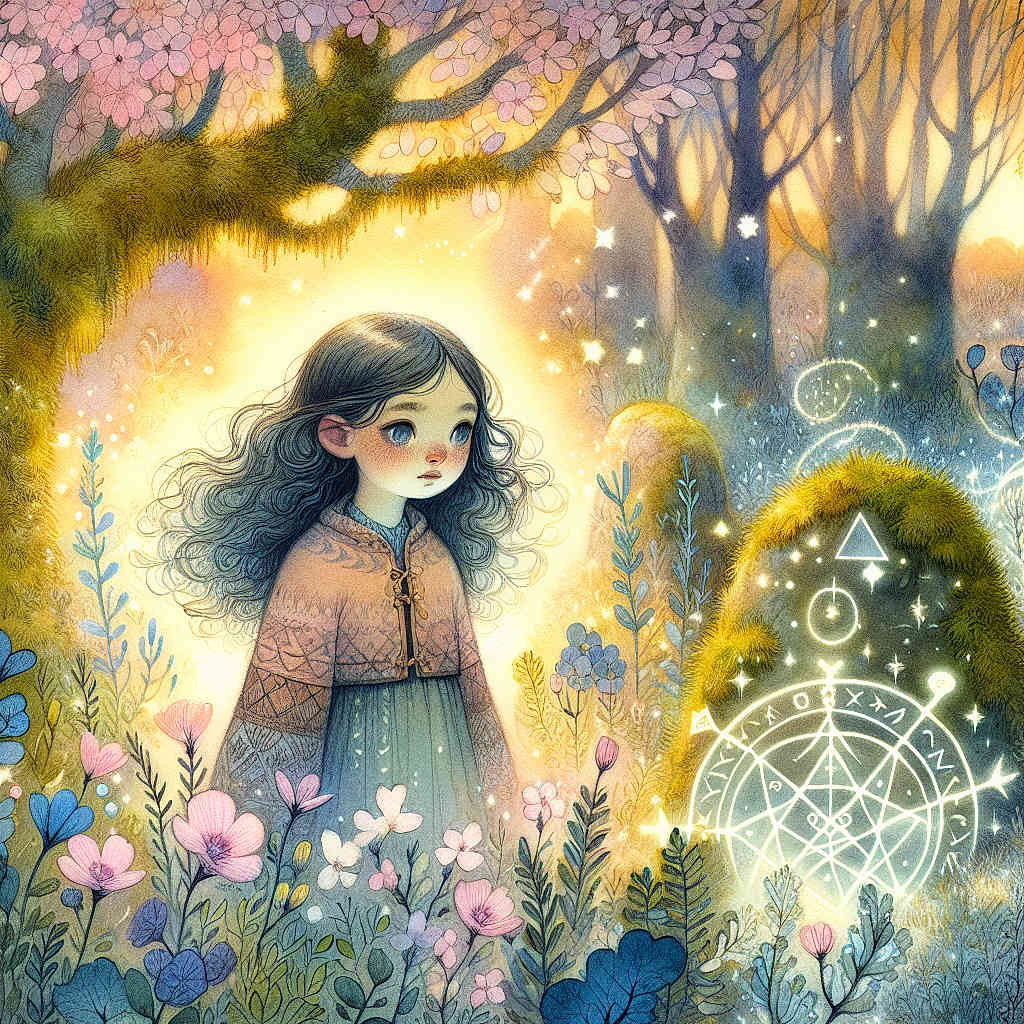 Aurora and the Veil of Celestial Echoes: Aria's Awakening