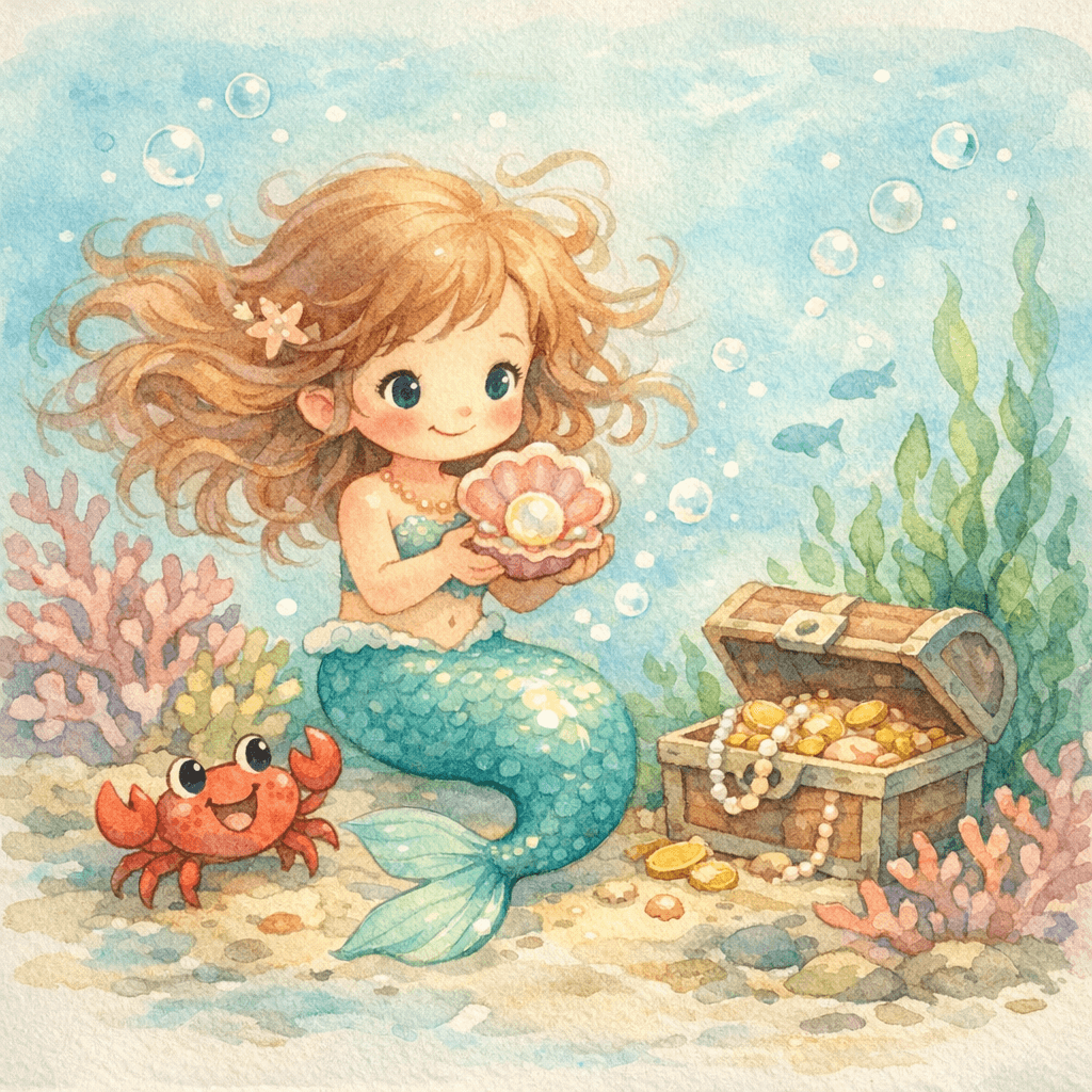 Nawélya la petite sirène et le trésor d’amitié