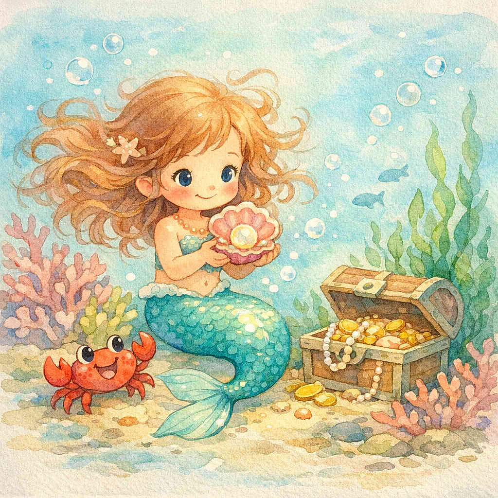 Nawélya la petite sirène et le trésor d’amitié