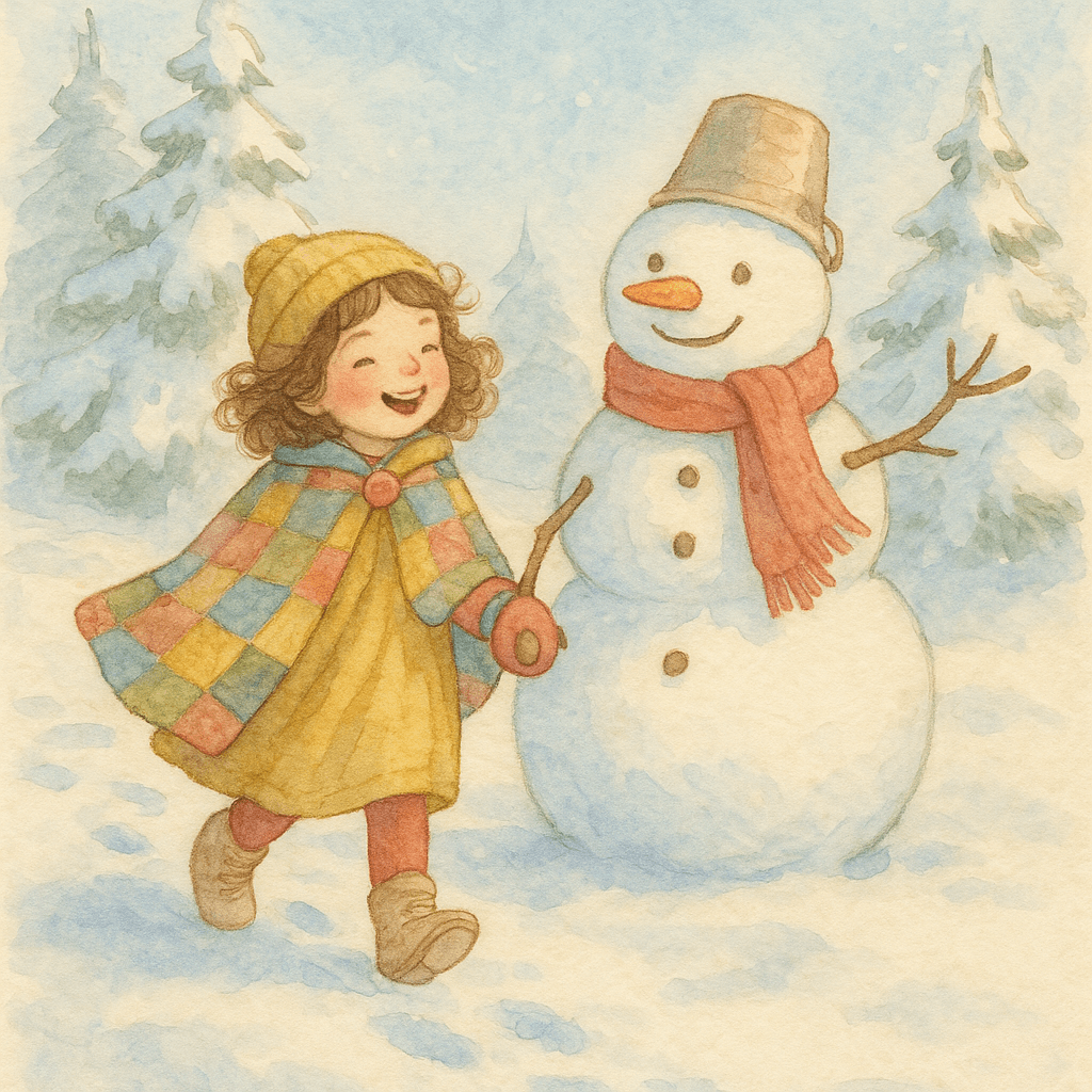 Alexane et le bonhomme de neige magique