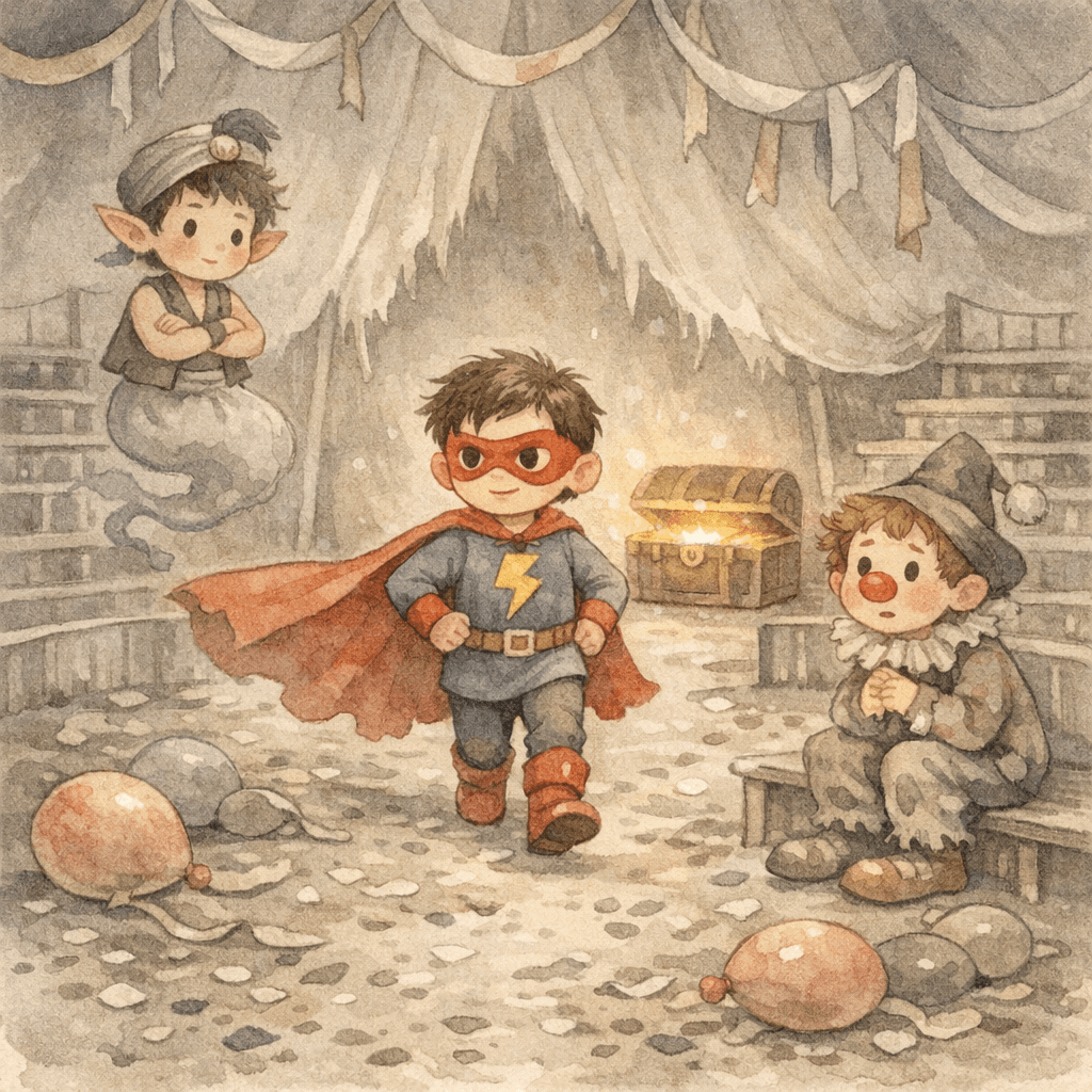 Lyzio et le coffre des couleurs du cirque