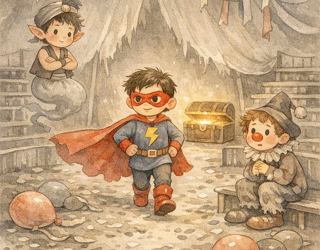 Lyzio et le coffre des couleurs du cirque