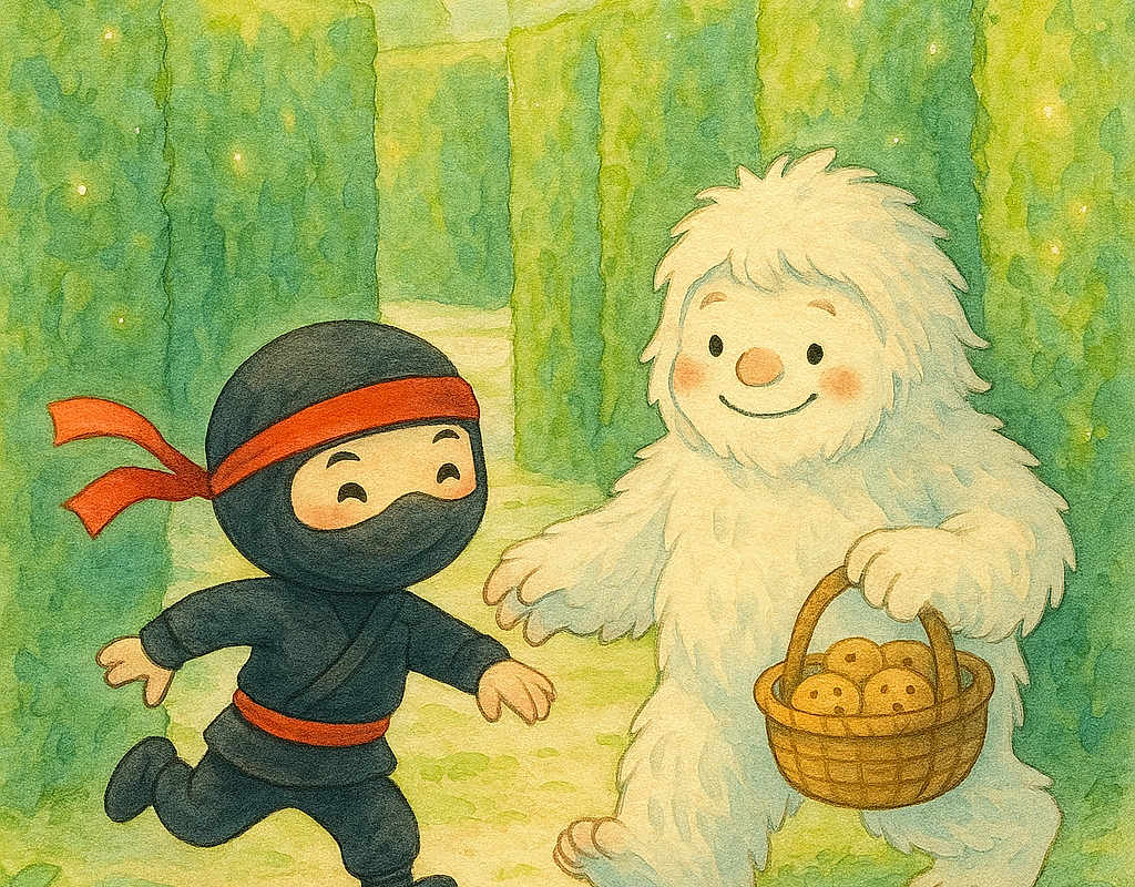 Liam le Ninja et Yuki le Yéti
