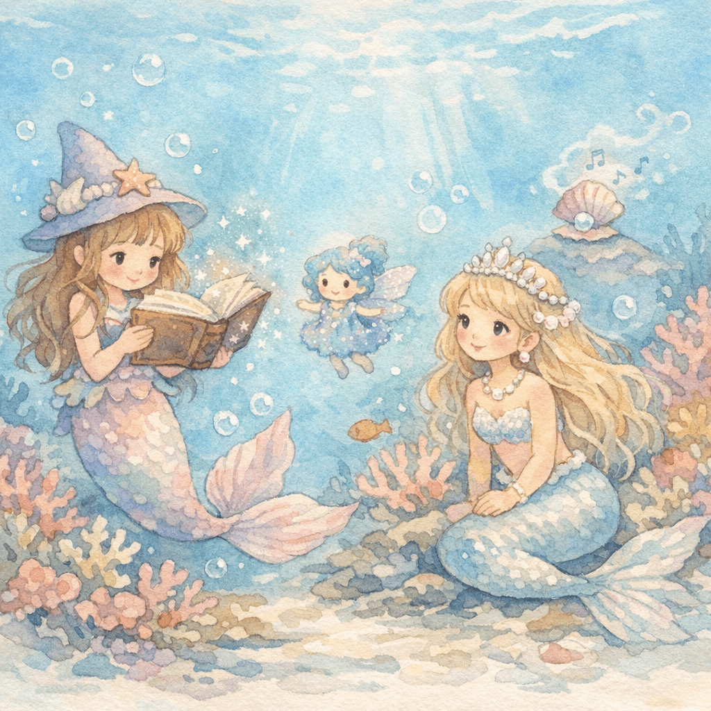 Mermaid Kitty and the Lost Singing Shell