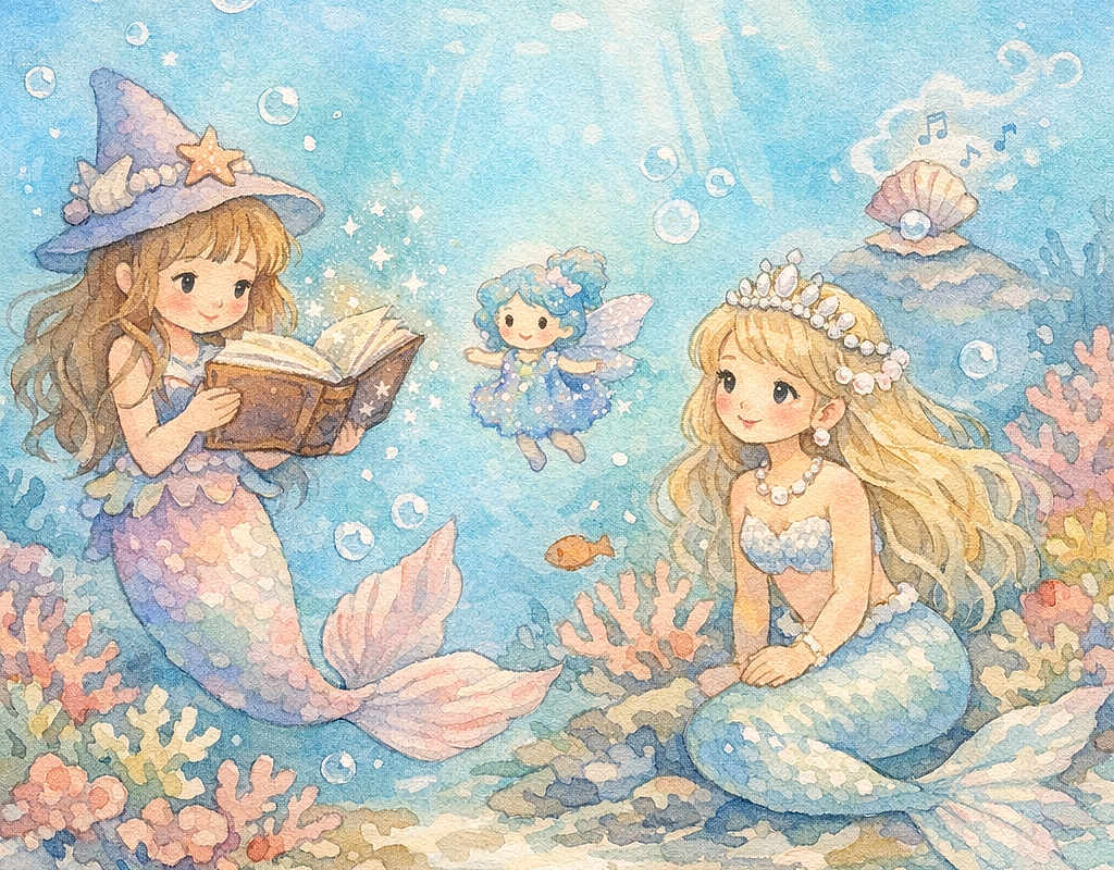Mermaid Kitty and the Lost Singing Shell