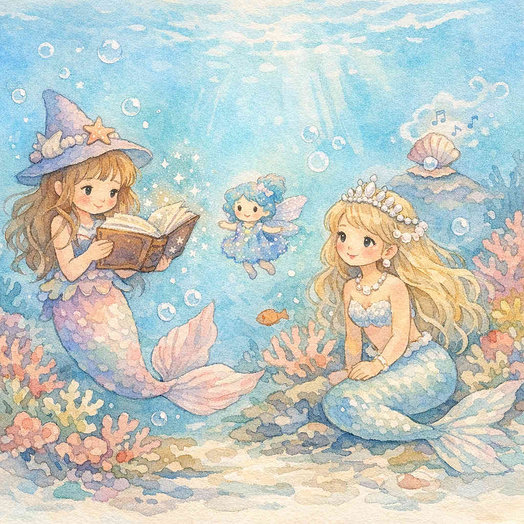 Mermaid Kitty and the Lost Singing Shell