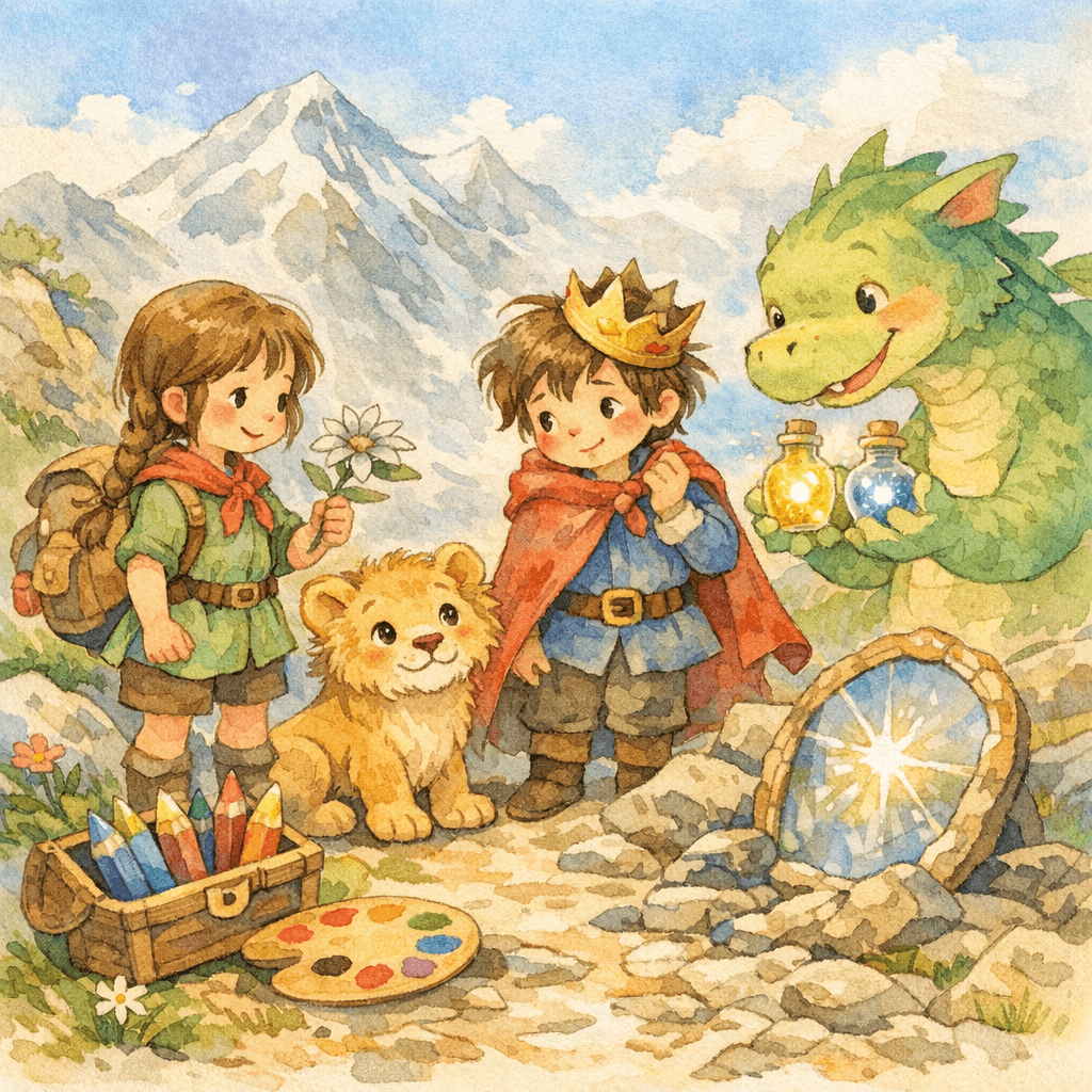 Leanna et le Miroir des Couleurs