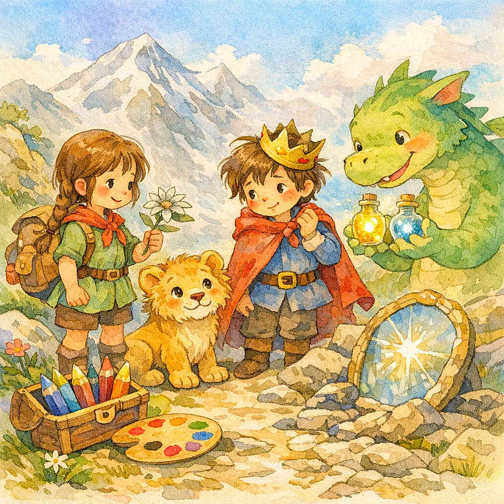 Leanna et le Miroir des Couleurs