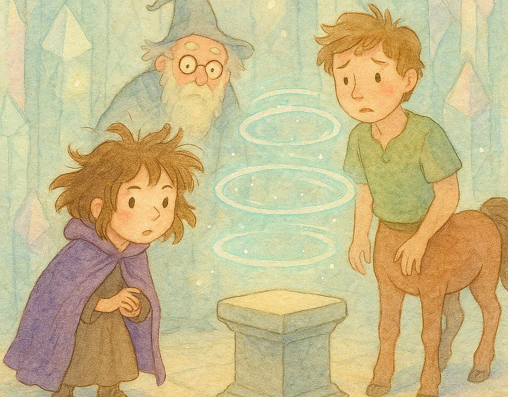 Athena and the Crystal Spire’s Lost Heart