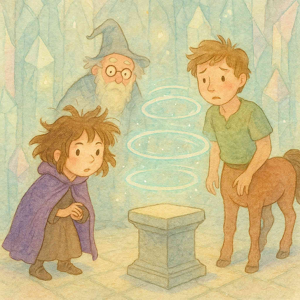 Athena and the Crystal Spire’s Lost Heart