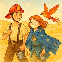 Fire Fighter's Desert Adventure