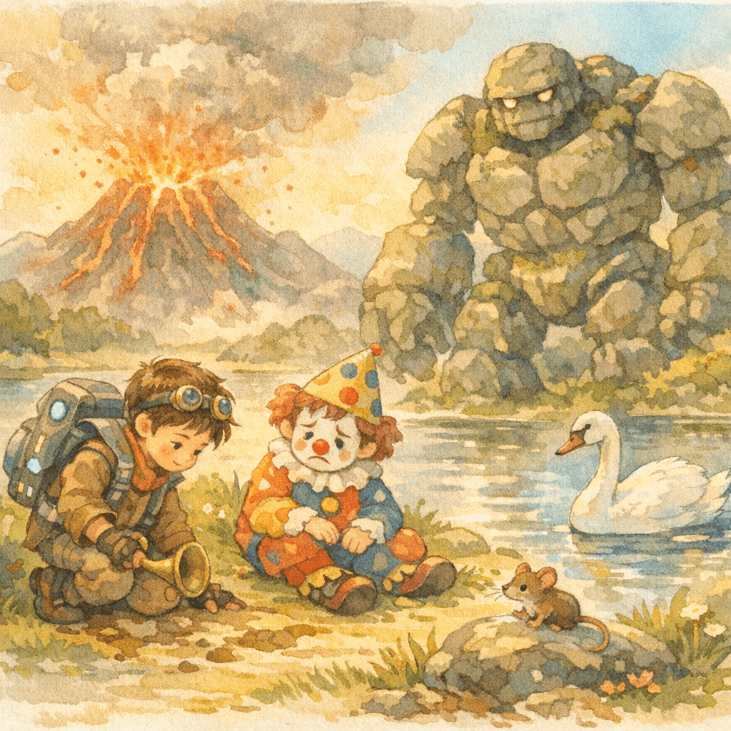 Isaiah and the Volcano Honk