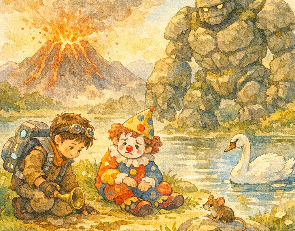 Isaiah and the Volcano Honk