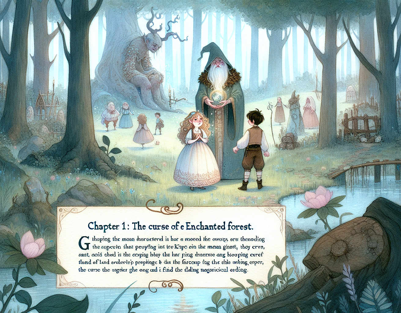 Louna et la Malédiction de la Forêt Enchantée