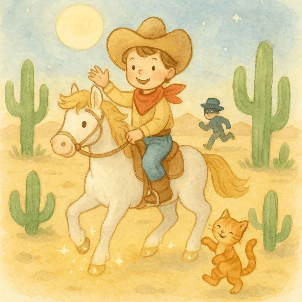 Charles le Cowboy et le trésor du désert