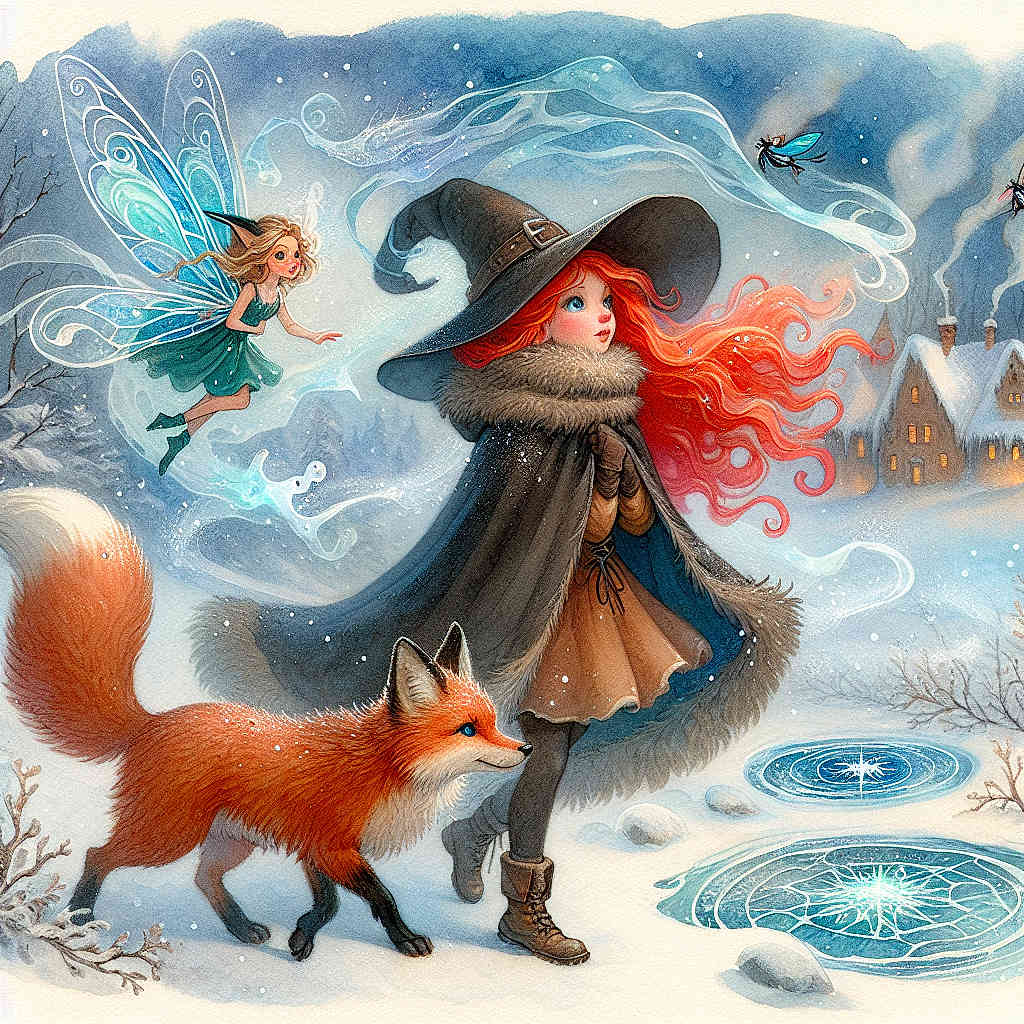 Lyna et le Lac Magique Glacé