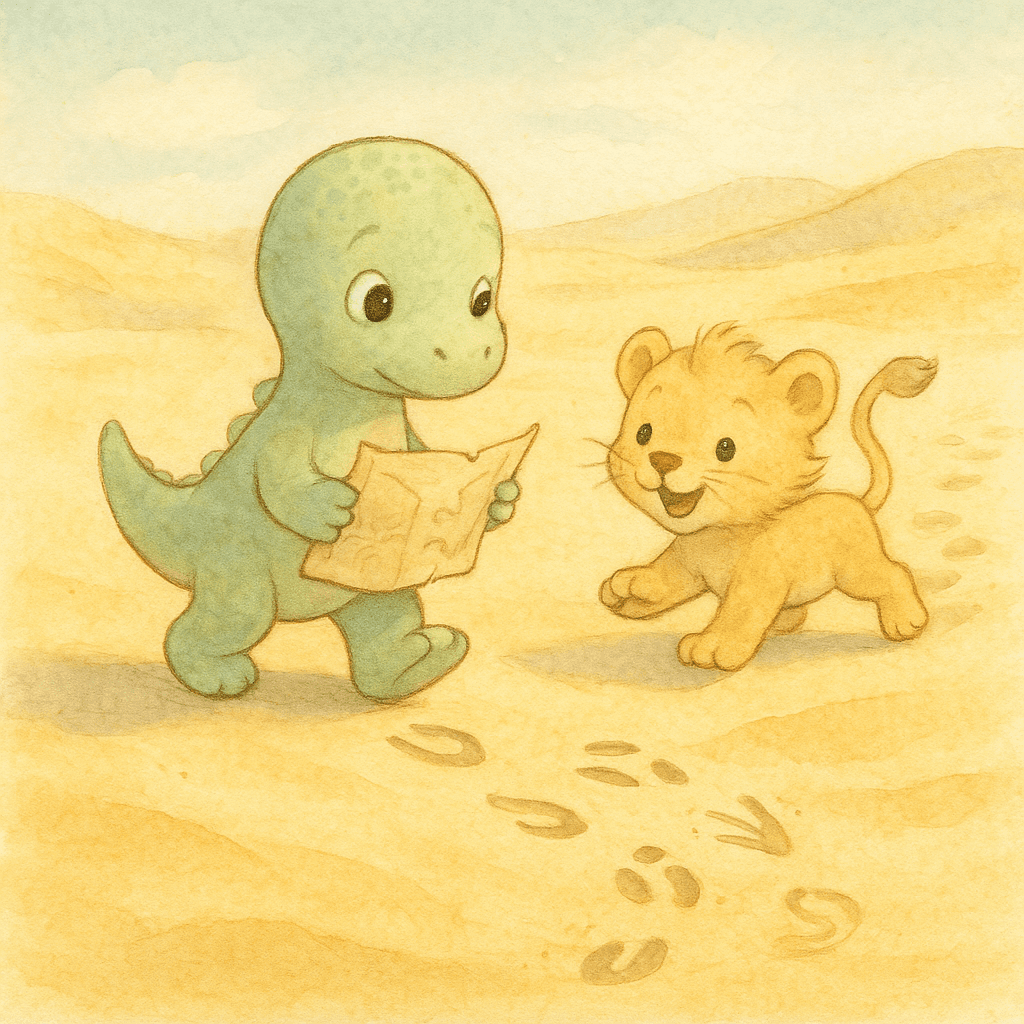 Lylio et le trésor du désert