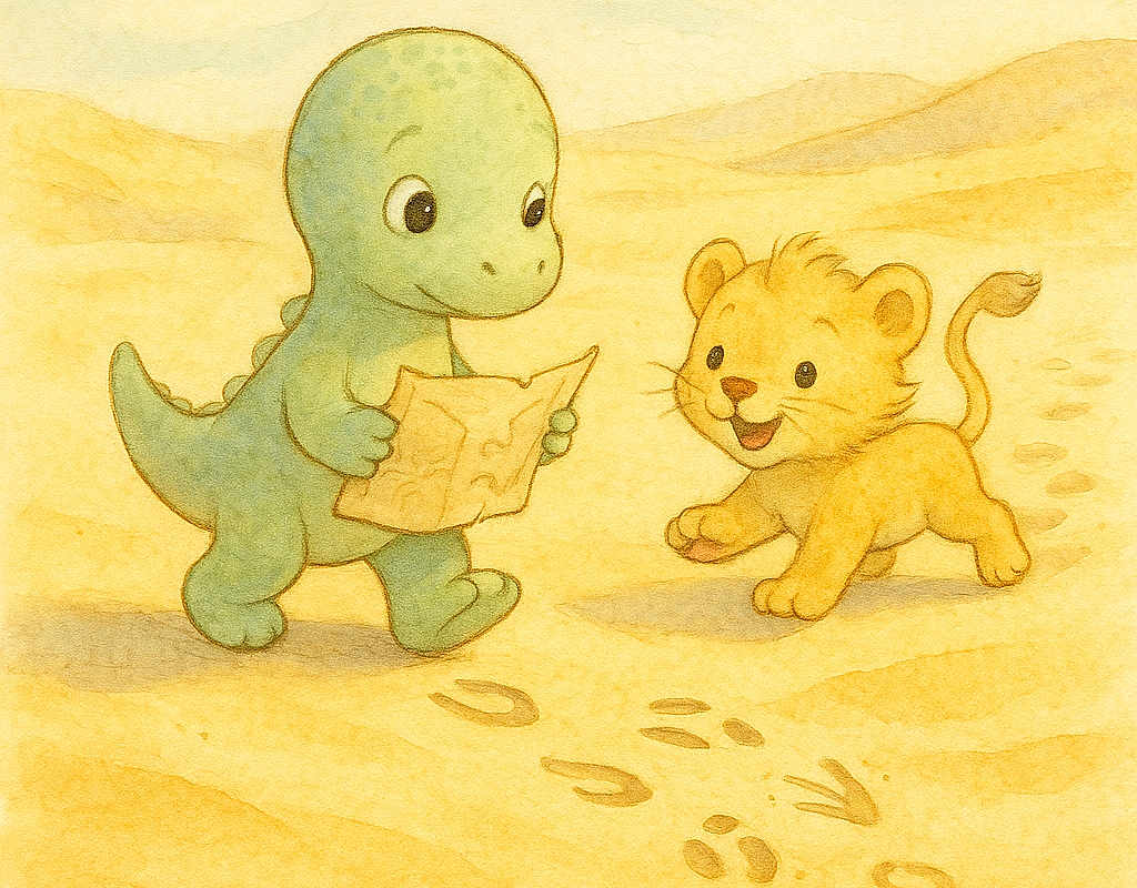 Lylio et le trésor du désert