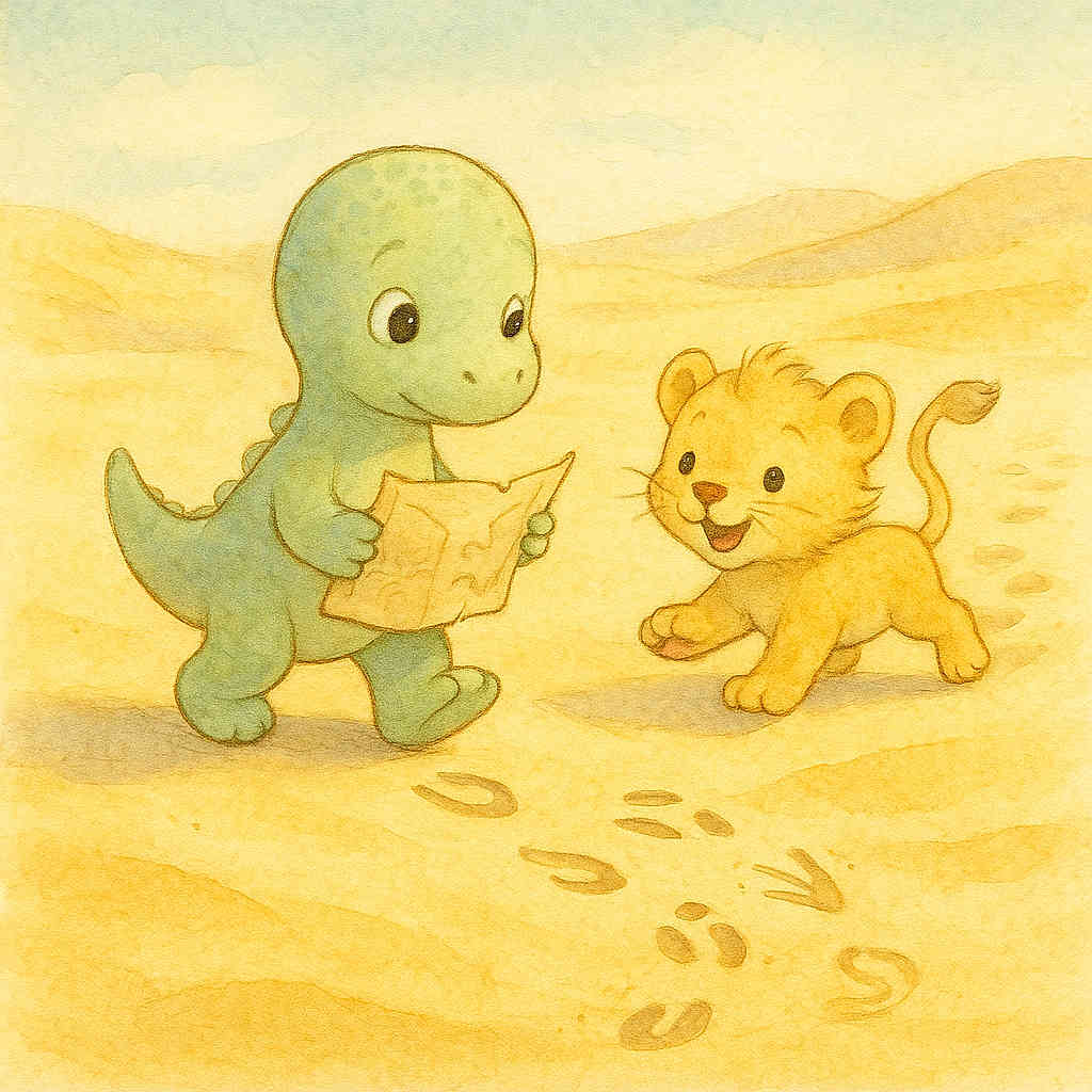 Lylio et le trésor du désert