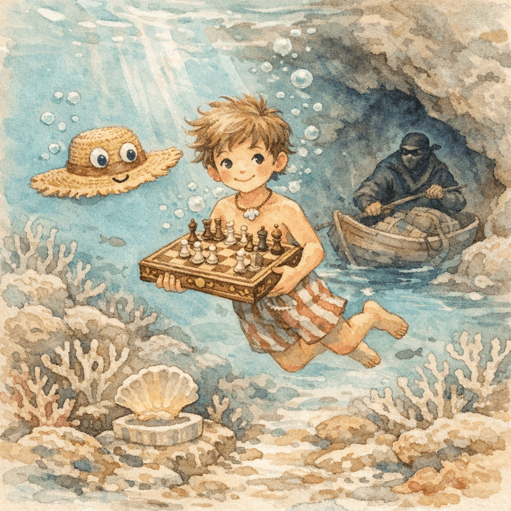 Sanjay the Chess Master and the Stolen Glow Shell