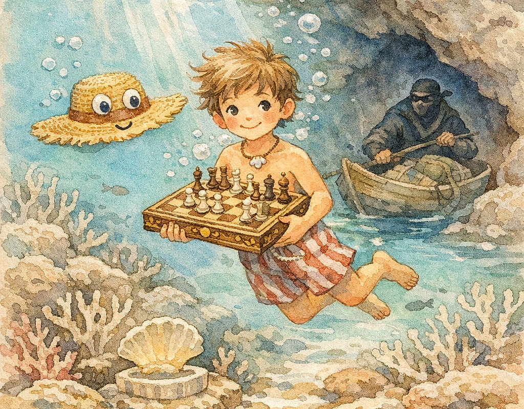 Sanjay the Chess Master and the Stolen Glow Shell