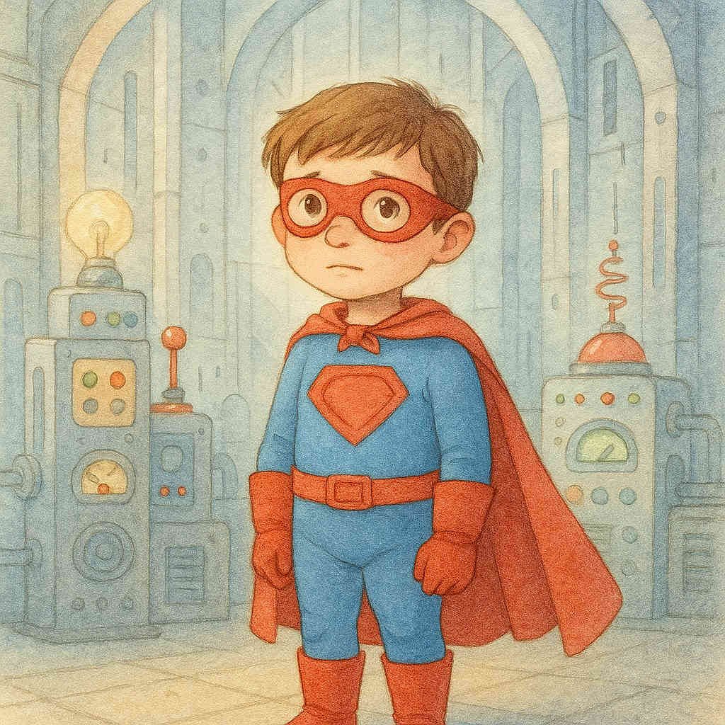 Bruno le superhéros timide