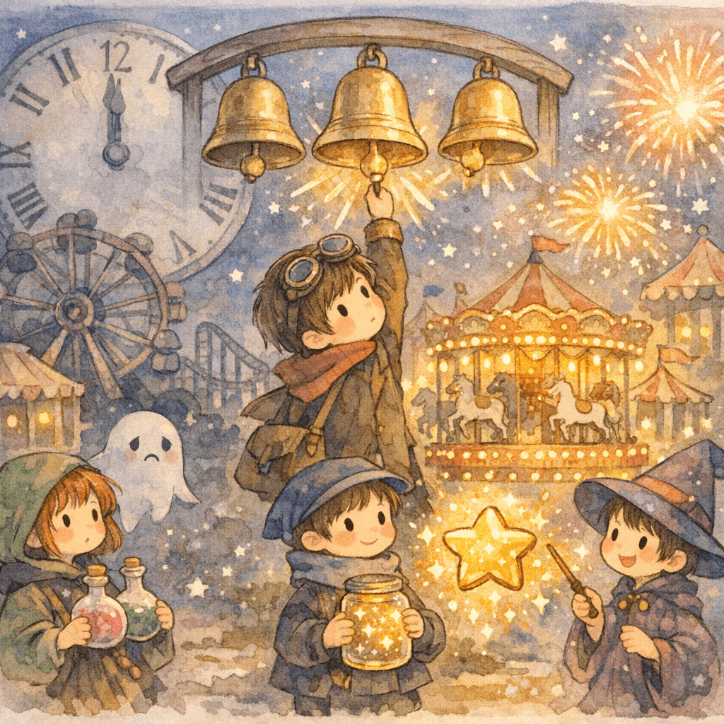 Junior and the Park Clock Ghost