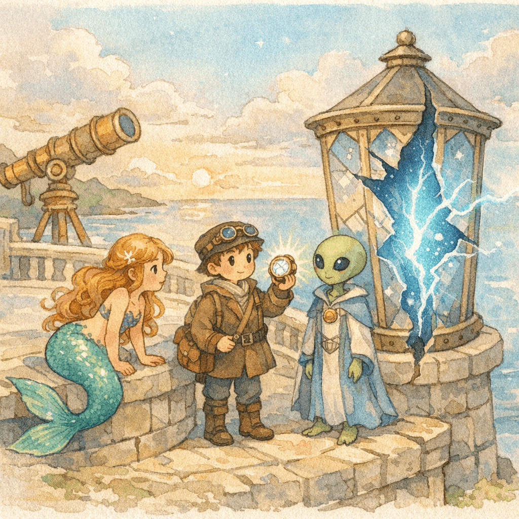 Mermaid Zuri and the Echo in the Star Lantern