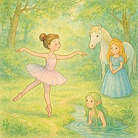 Lucie et la Danse de la Forêt Enchantée