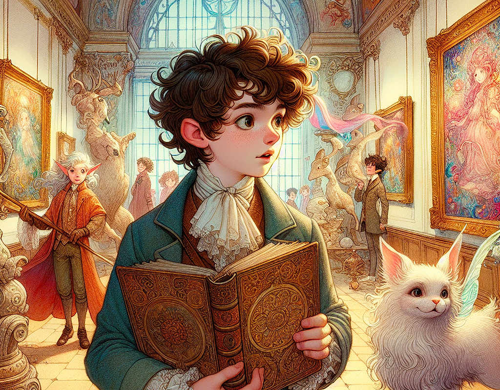 Asher and the Enchanted Riddle of the Magical Art Gallery