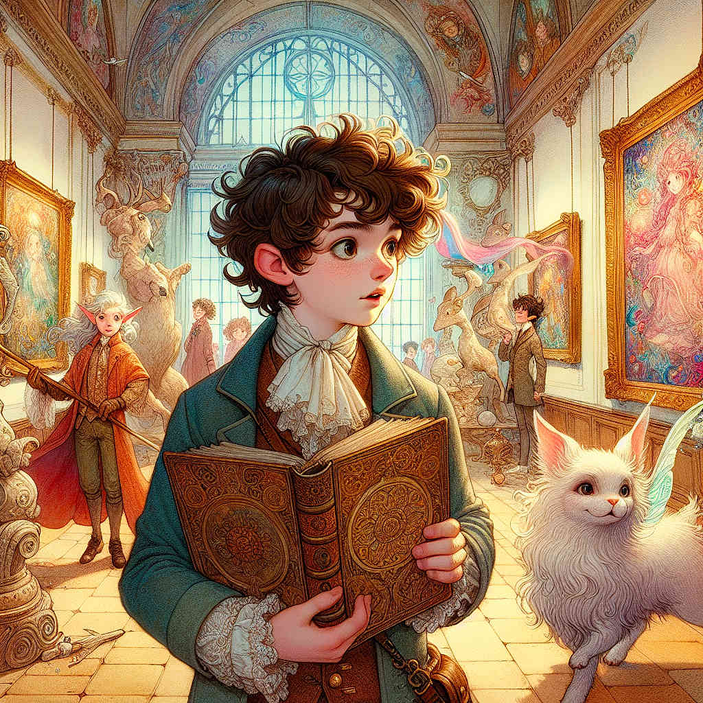 Asher and the Enchanted Riddle of the Magical Art Gallery