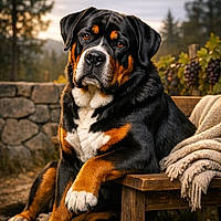 Corsonese: The Alpine Bodyguard Who Thinks He’s a Throw Pillow